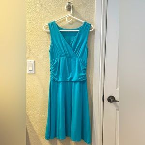 Garnet Hill turquoise dress XS